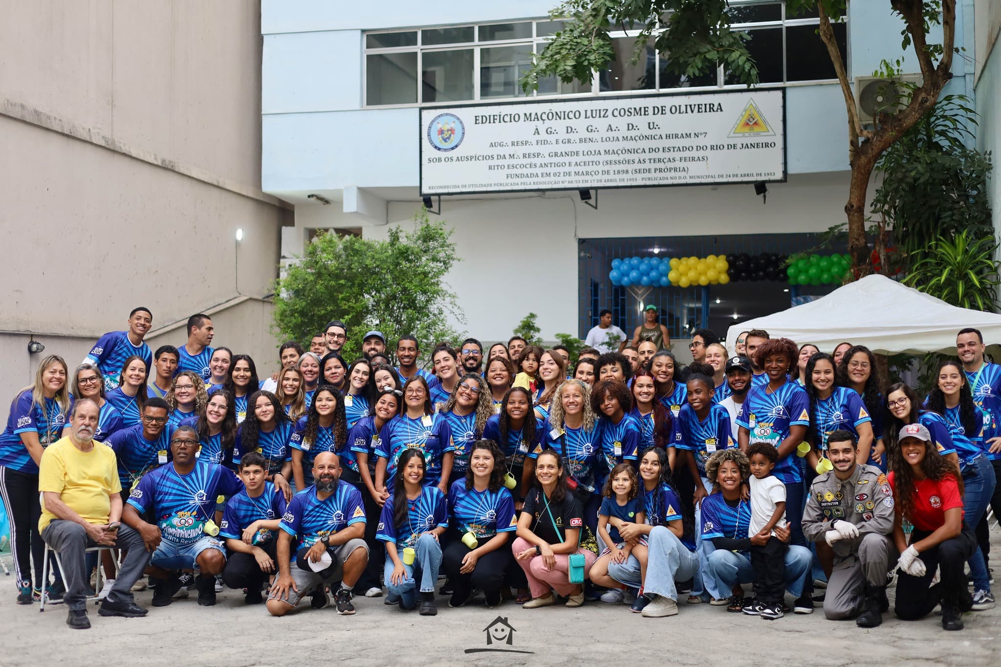 Voluntários em ação