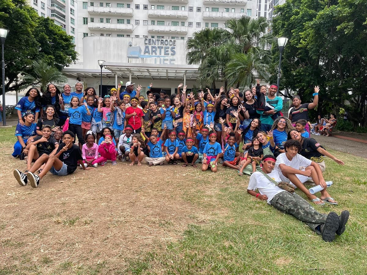 Voluntários em ação